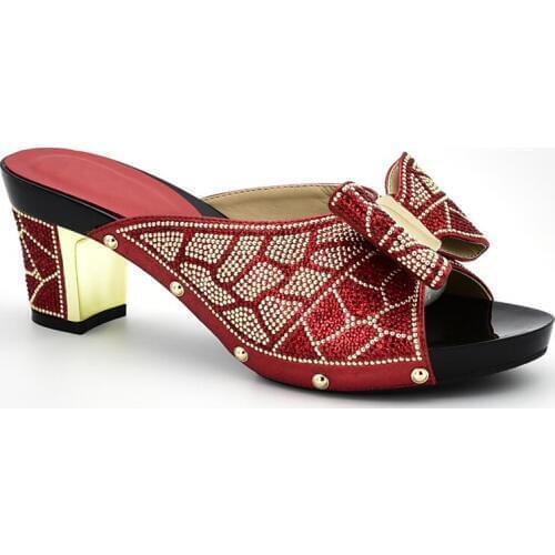 New Arrival Designer Shoes Women Luxury 2018 Rhinestone Women Wedding Shoes for African Womens Party Shoes Heels Bridal Shoes