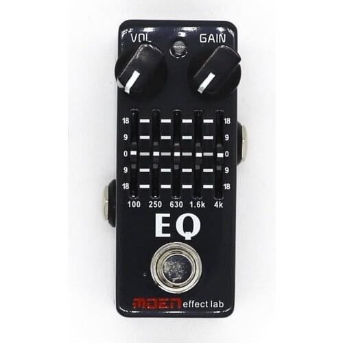 MOEN Electric Guitar Effects Pedal EQ Equalizer/Metal/Speaker Simulator With DI/Overdrive/Booster