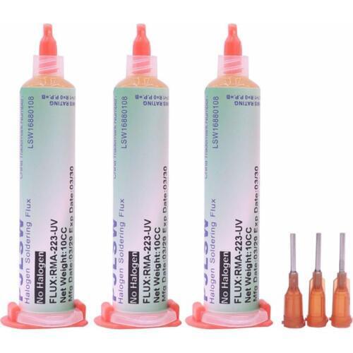 PJLSWRMA-223-UV 10cc BGA Flux PCB Flux Paste No-Clean Solder SMD Soldering Paste Flux Grease