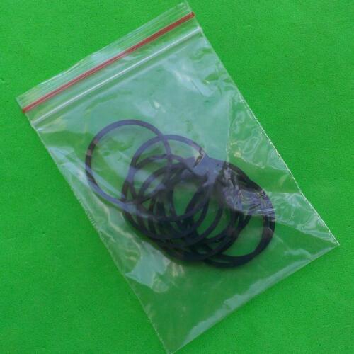 10pcs/lot 1.2mm thickness 2.5-6.5 CM all size transmission belt size folded lenth 2.5 CM drive belt DVD VCD CD rubber belt