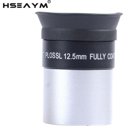 Silver PL Eyepiece PLOSSL 4mm 6.3mm 12.5 mm 1.25 Inches 31.7mm Optical Glass Metal Astronomical Telescope with Matt Thread