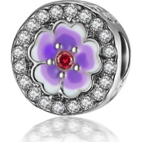 Plata de ley Charm Bead With Authentic Beads Charms Original Charm Bracelet Women Jewelry ENM621