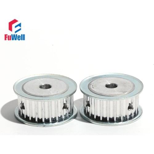 HTD5M Timing Belt Pulley 32T Gear Pulley 16mm/21mm/27mm Belt Width 6/8/10/12/14/15/20mm 32Teeth Transmission Timing Pulley