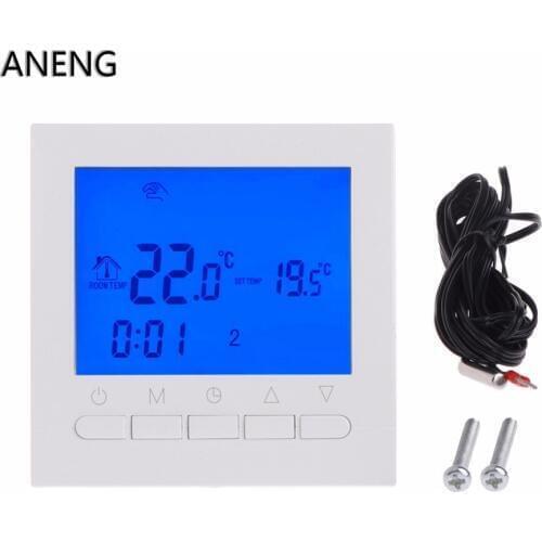 ANENG Gas Boiler Heating Thermostat Room Temperature Controller Regulator Weekly