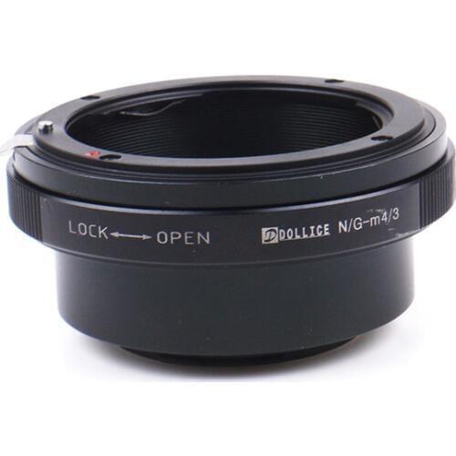 Pixco Built-In Iris Control Lens Adapter Suit For Nikon F Mount G Lens to Micro Four Thirds 4/3 Camera