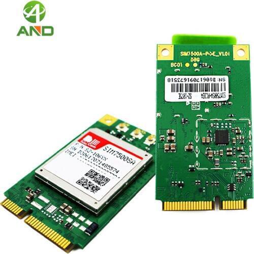 South America LTE SIM7500SA-PCIE,LTE CAT1 SIM7500SA with PCIE interface Audio WCDMA LTE GNSS module FDD-LTE B1/B3/B5/B7/B8