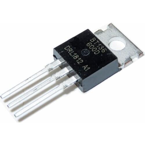 10pcs BT136-600D BT136 TRIAC 4A 600V three-terminal TO-220 new original Immediate delivery
