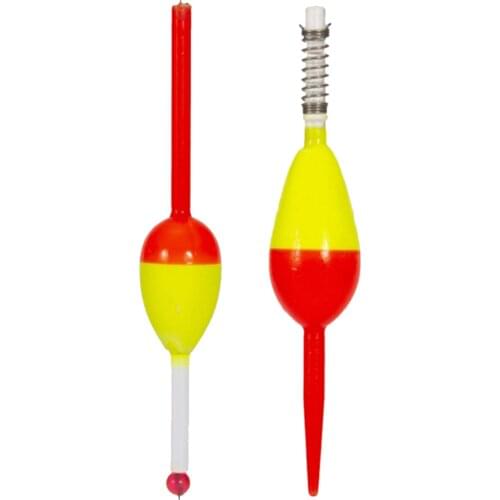 6 PCS High Sensitive Fishing Floats Bobbers Balsa Wood Floats Accessories for Night Fishing Rock Fishing Saltwater Freshwater