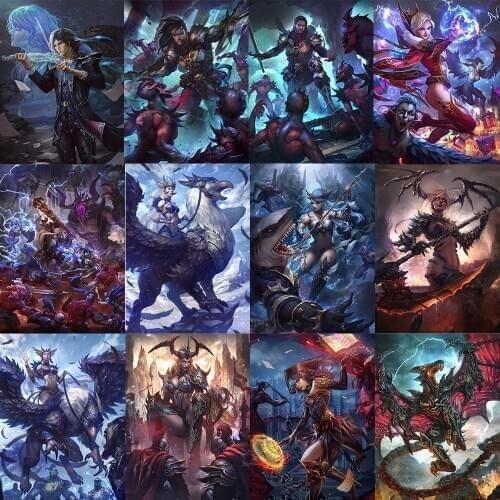 XUEQIXIAOZU Full Square/Round Game Illustration Diamond Embroidery Mosaic Embroidery 5d Diy Diamond Painting Home Decor Gift New