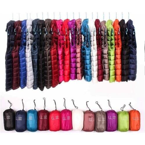 Brand Women Sleeveless Womens Ultra Light Down Vests Slim Jacket Girl Gilet Plus Lightweight Windproof Warm Waistcoat