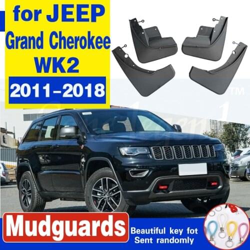 For Jeep Grand Cherokee WK2 2011-2018 Set Front Rear Car Mud Flaps Mudflaps Splash Guards Mud Flap Mudguards 2012 2013 2014 2015