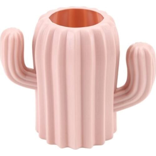 Creative Cactus Desktop Organizer Pencil Pen Holder Container Brush Pot Stationery School Office Supply
