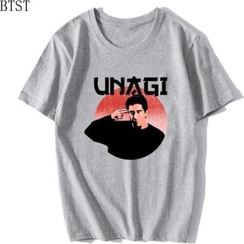 Harajuku Unagi Dojo Ross From Friends Tv Print Aesthetic Men/ Women TShirt Tops Hight Quality Cotton Funny Summer TShirt Clothes