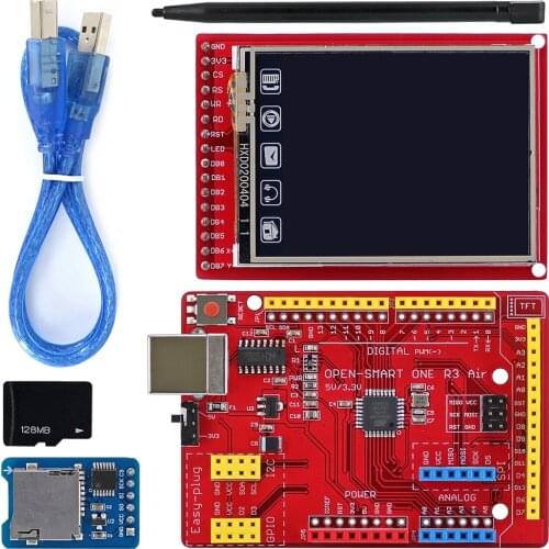 OPEN-SMART 2.0 inch 176*220 TFT LCD Touch Screen Breakout Module Kit with Easy-plug UNO R3 Air Board for Arduino UNO R3 / Nano