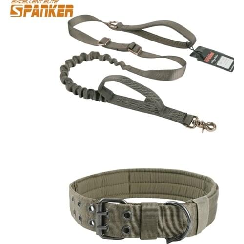 EXCELLENT ELITE SPANKER Outdoor Dog Collar and Dog Leash Working/Running/Training Pet Suit K9 Dogs Leash and Dogs Collars