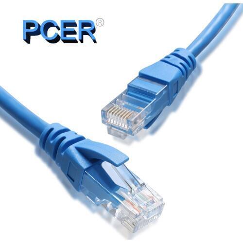 PCER Ethernet Cable RJ45 Cat5 Lan Cable UTP RJ 45 Network Cable Compatible Patch Cord for Modem Router Cable Ethernet