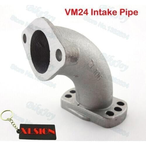Pit Dirt Bike Manifold Intake Pipe For PE24 PE26 PE28 VM24 VM26 PWK TM TB 28 Carb Carburetor