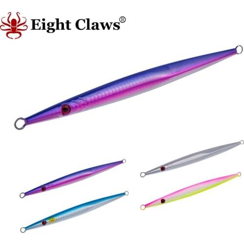 Eight Claws 60g 80g Metal Casting Jigs Japan Vertical Jigging Lures Speed Lead Fishing Lure Artificial Bait Top Fishing Tackle