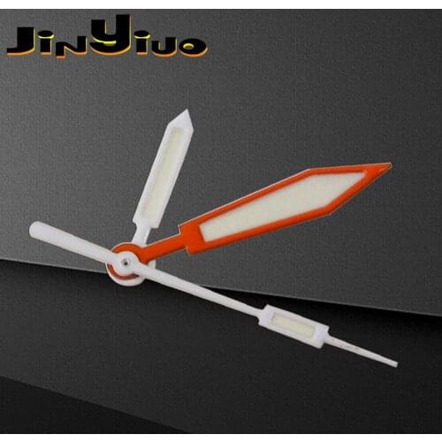 Luminous orange white watch hands suitable for miyota 8205 8215 821A series movement watch hands