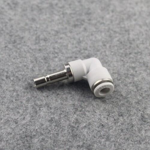 Push-in Elbow Plug PLJ 06 quick push-in elbow connector air fittings white high quality push-in elbow plug