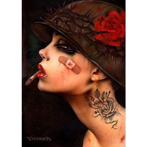 High quality Oil painting Canvas Reproductions Faithless by Brian M.Viveros Painting hand painted