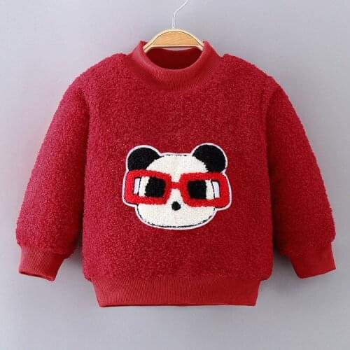 Winter Teddy plush Soft Fleece Sweater For Baby Girls Boys Cute Thicken Coat Infant Warm Outerwear Snowsuit Infant Kid Clothes
