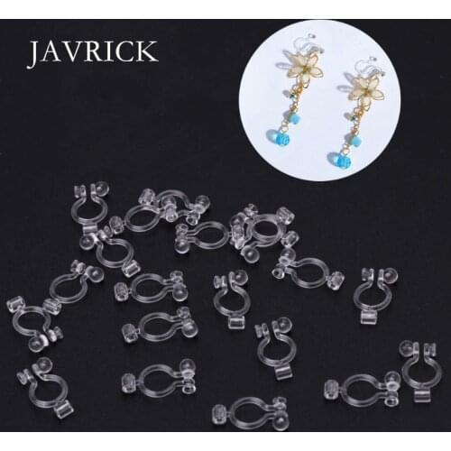 20Pcs Invisible Clip-on Earring Converters for Non Pierced Ears Jewelry Findings DIY Earring Accessories Jewelry Making