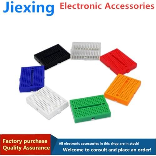 6pcs SYB-170 Mini Mini Breadboard Experiment Board Circuit Board Hole Board 35x47mm Color