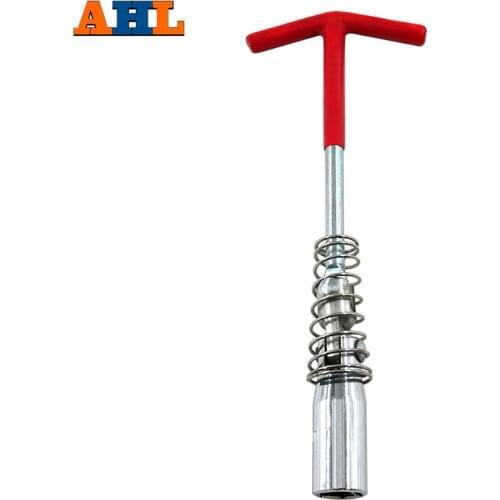 AHL Motorcycle T-Handle 16mm Remover Installer Universal Joint Spark plug Socket Wrench Hand Tool