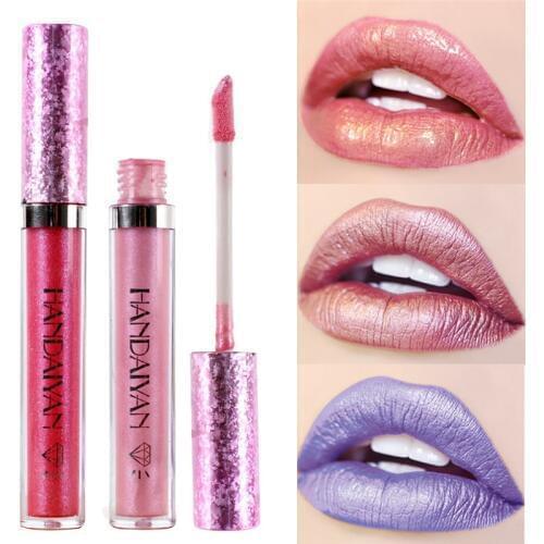 Glitter Liquid Lipstick Shiny Sparkling Diamond Mermaid Lip Gloss Waterproof Long Lasting Lipgloss Korean Makeup
