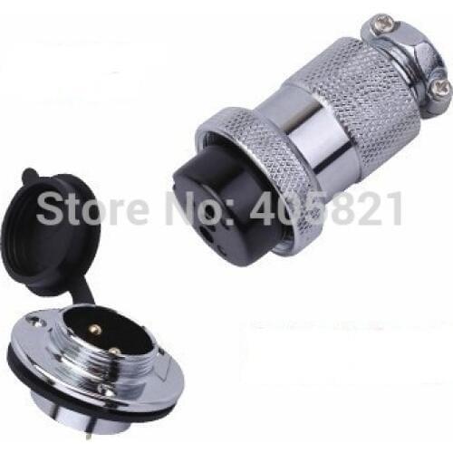 GX25 25mm 10pins disc type air plug with dust proof cover