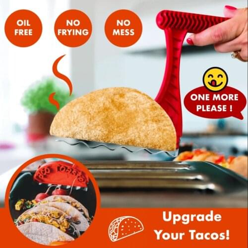 Crunchy Taco Shaper Kitchen Healthy Crispy Tortilla Burritos Shell Makers Tool
