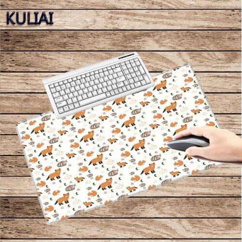 XGZ DIY Printed Animal Mouse Pad Rubber Bottom Fast Smooth Surface for Gamers Home Office Desktop Laptop PC Keyboard Mousepad