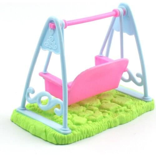 1Pc Dolls Swing toys for Doll accessories size 5.3in*3.9in*3in Dollhouse Furniture Toys Kids Gifts