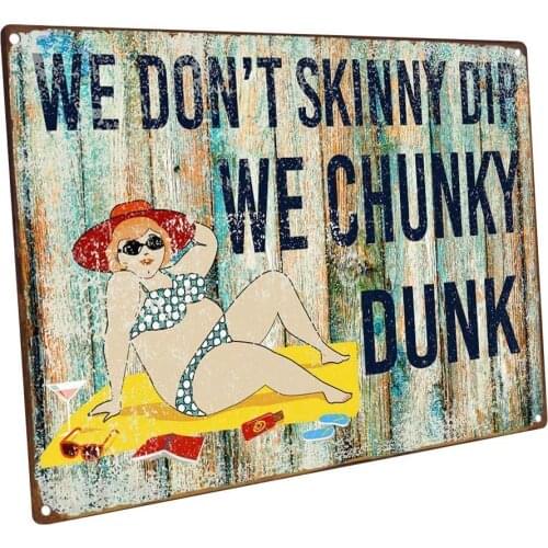 LANK Scenery Seaside Tin Signs Vintage Metal Funny for Coffee Bar Wall Decor Pub 8X12 inch