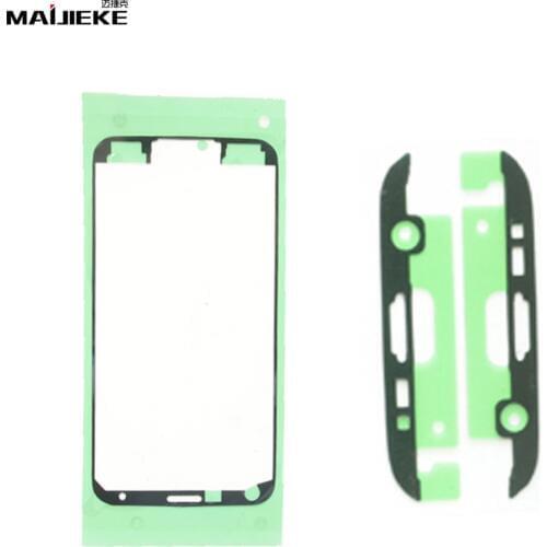 2XOri S7 S6 edge Front Frame LCD Panel Housing Sticker glue For Samsung Galaxy S8 S9 plus note 8 S5 A8 A720 Faceplate Adhesive