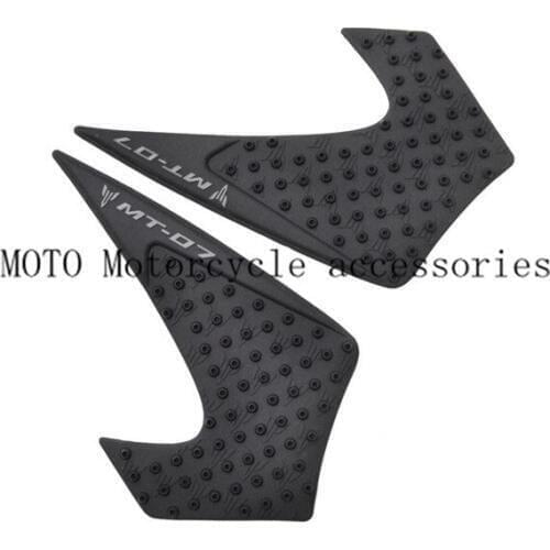 Knee Tank Pads For Yamaha MT-07 MT07 2014-2015 Motorcycle Tank Pad Protector Sticker Decals Gas Knee Grip Tank Traction Pad Side