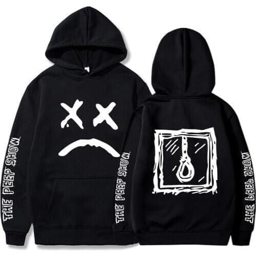 New Hoodies Hell Boy Lil.peep Men/women Hooded Pullover man Sudaderas Cry Baby Hood Hoddie Sweatshirts Love