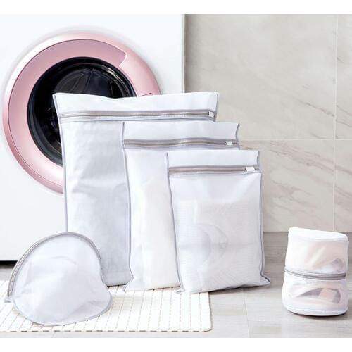 OTHERHOUSE 5Pcs/Set Laundry Bag Hamper Net Mesh Bag Bra Washing Bag Lingerie Socks Underwear Clothes Washing Machine Protection