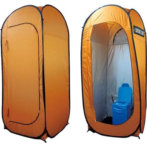 Single-person Tent Portable Quick-opening Pop Up Bathing And Changing Tent Vertical Horizontal Rain Shelter For Camping