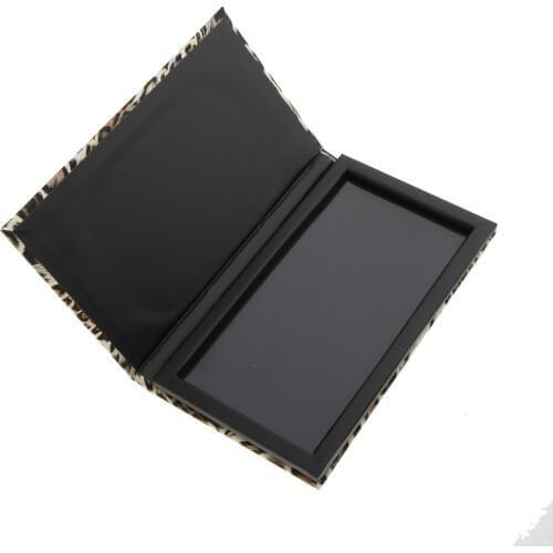Empty Magnetic Makeup Palette With Leopard Pattern For Storage And DIY Eyeshadow / Blush / Blush - Easy to Carry on Travel