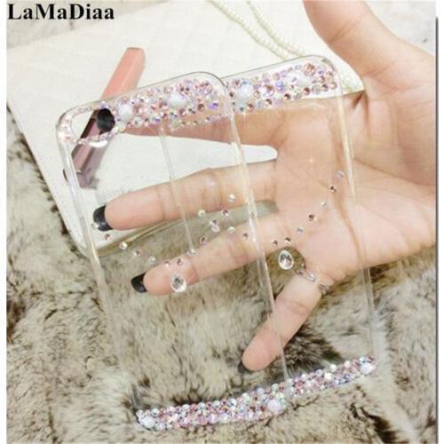 Luxury Crystal Gem Rhinestone Bling Cases For Samsung A3 A5 A7 2017 A9 A8 A6 PLUS A50 A70 A80 Clear Soft Phone Case Cover Capa