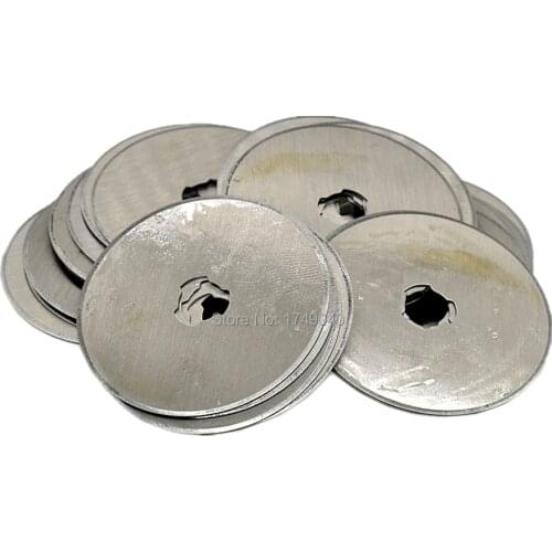 Rotary Cutter Blade Quilting Sewing Leather Paper Photos Fabric Craft Cutting Tools 45mm Refill Replacement Blades 30 pieces Set