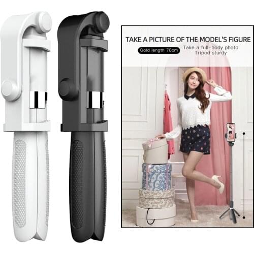Selfie Stick Tripod with Bluetooth Wireless Remote Shutter 3 in 1 Extendable Selfie Stick with Tripod Phone Holder