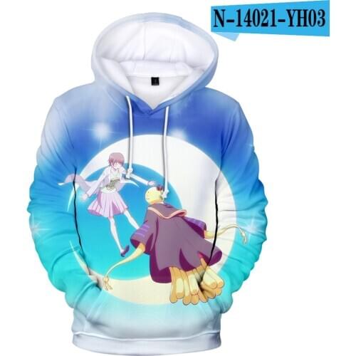 Classic Funny Anime Assassination Classroom 3D Hoodies Sweatshirts Boys/Girls Long Sleeve Hoodie Streetwear Korosensei Pullover