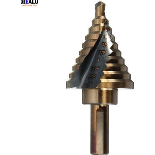 1/4 Inch-1-3/8 inch Step Drill Bit Cobalt M42 Reamer Lifetime Warranty Power Tools