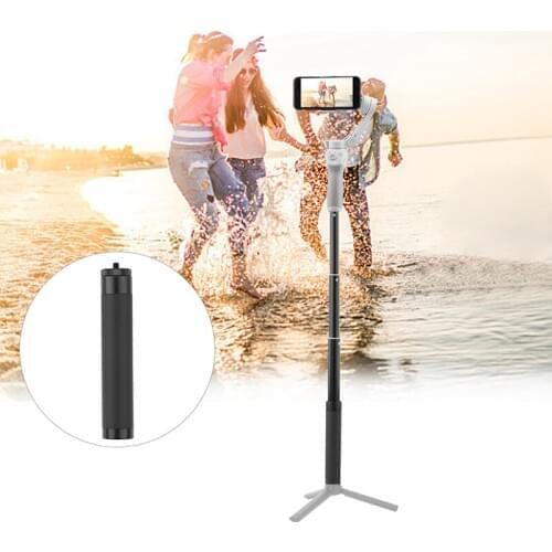 Aluminum Alloy Extension Pole Rod for DJI OM 4 OSMO Mobile 3 for Phone Selfie Stick Stabilizer Holder Handheld Gimbal Accessory