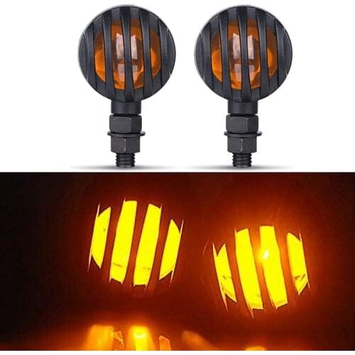 AU05 -2PCS Motorcycle Turn Signal Indicator Blinker Light Lamp for Yamaha for Honda for Kawasaki for Suzuki