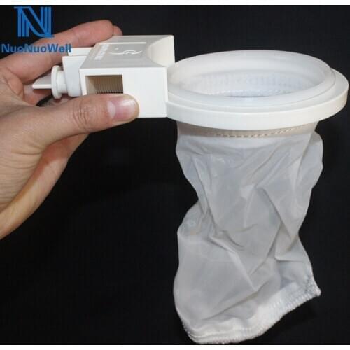 NuoNuoWell High Quality Aquarium Plastic Filter Bag Holders For 4" Marine Filter Nylon Sock Bag Dia.9.5cm Bracket