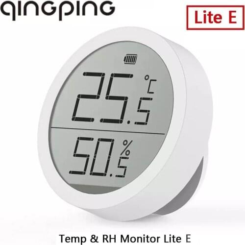 Qingping Temperature&Humidity High-Precision Measure Sensor Support Switch Between °F and °C with Segment LCD